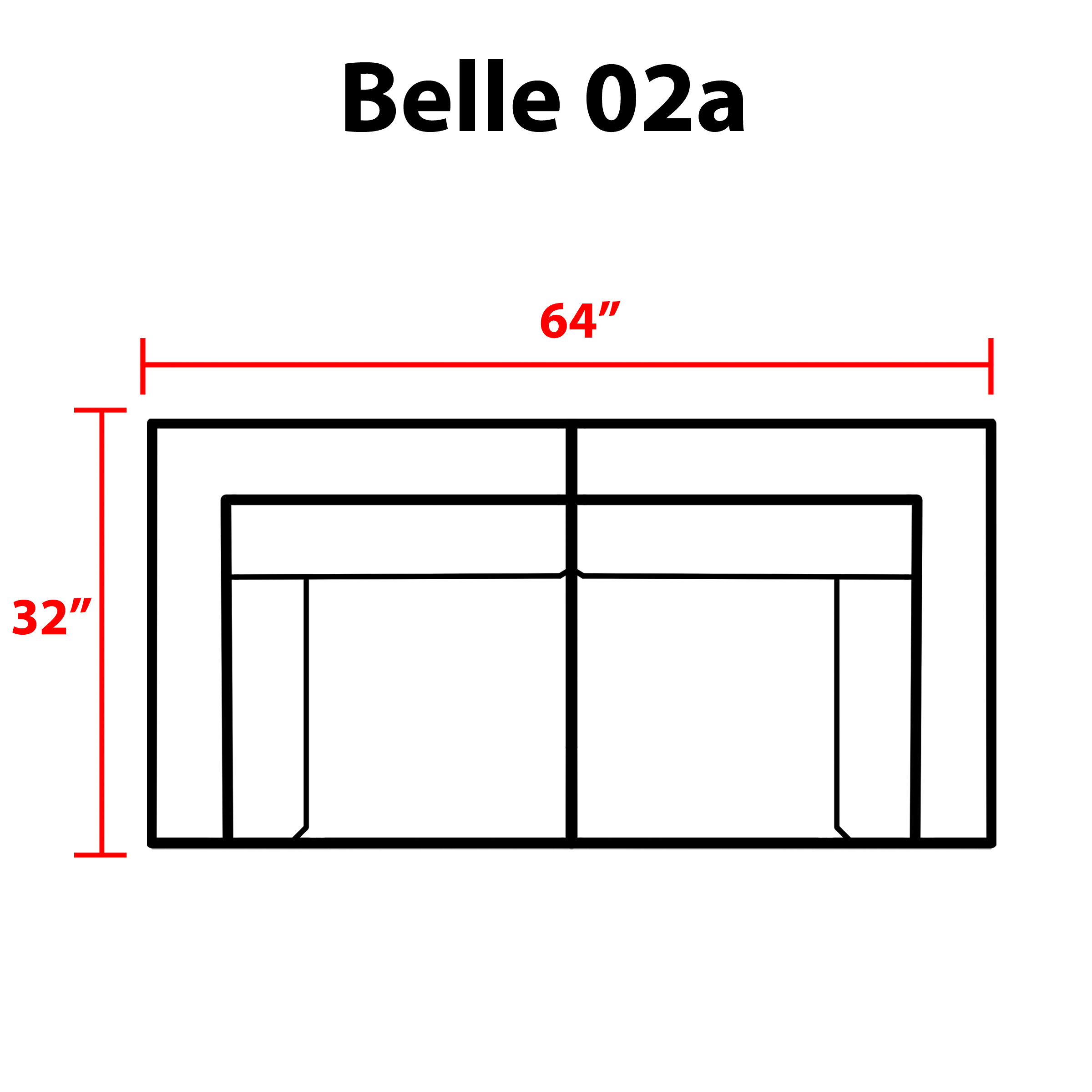 Belle 2 Piece Outdoor Wicker Patio Furniture Set 02a - TK Classics