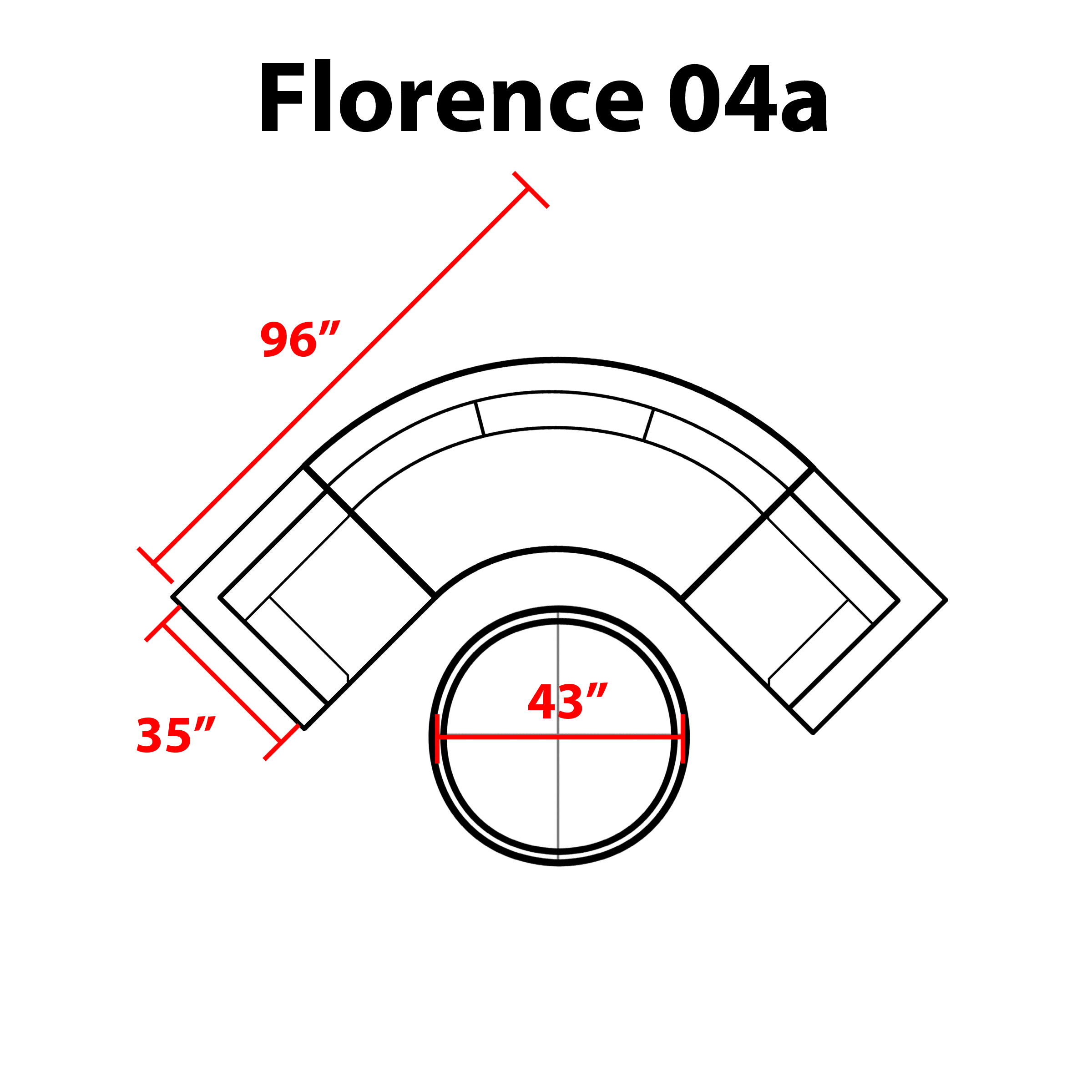 Florence 4 Piece Outdoor Wicker Patio Furniture Set 04a - TK Classics
