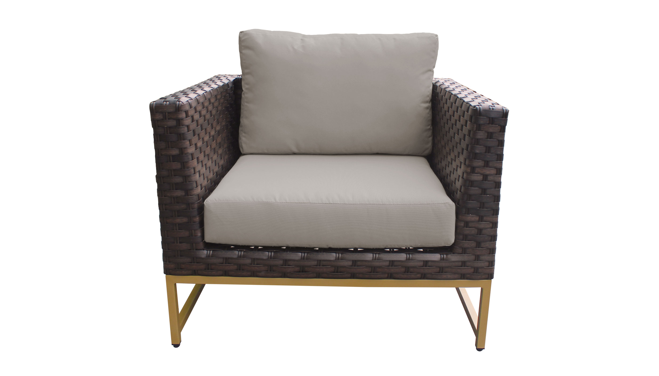 Amalfi 3 Piece Outdoor Wicker Patio Furniture Set 03a - TK Classics