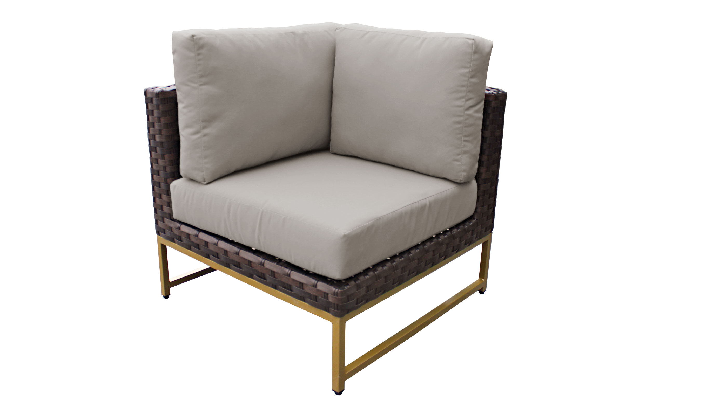 Amalfi 5 Piece Outdoor Wicker Patio Furniture Set 05d - TK Classics