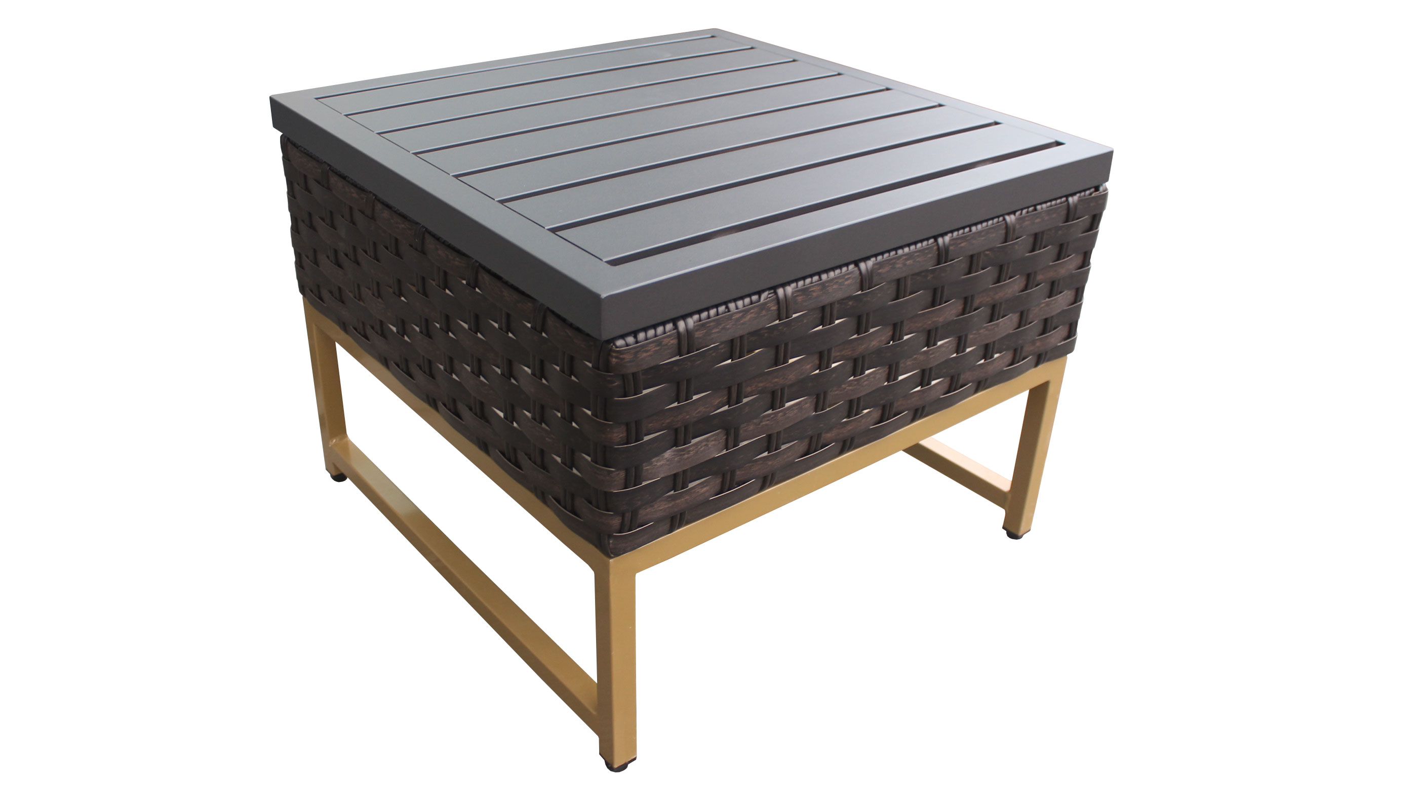 Amalfi 3 Piece Outdoor Wicker Patio Furniture Set 03a - TK Classics