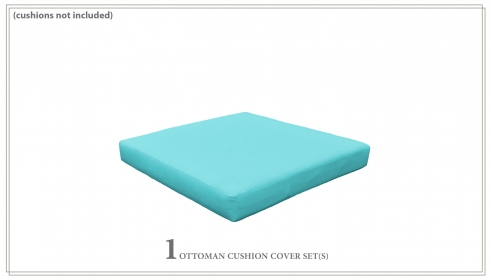 Cover for Ottoman Cushions 4 inches thick - TK Classics