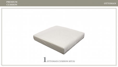4 inch Cushion for Ottoman - TK Classics