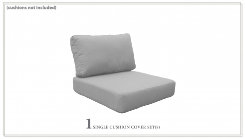 Covers for Low-Back Chair Cushions 6 inches thick - TK Classics