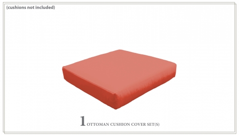 Cover for Ottoman Cushions 6 inches thick - TK Classics