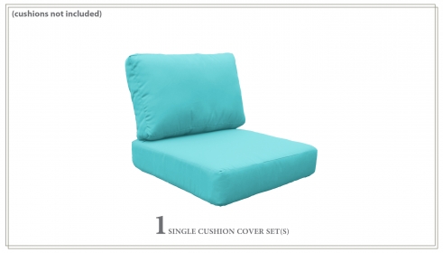 Covers for High-Back Chair Cushions 6 inches thick - TK Classics