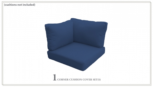 Covers for High-Back Corner Chair Cushions 6 inches thick - TK Classics