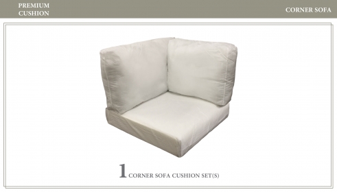 6 inch High Back Cushions for Corner Chairs - TK Classics