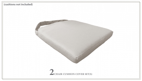 2 Covers for Dining Chair Cushions - TK Classics
