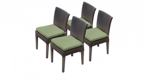 4 Belle Armless Dining Chairs - TK Classics