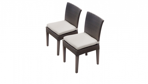 2 Belle Armless Dining Chairs - TK Classics
