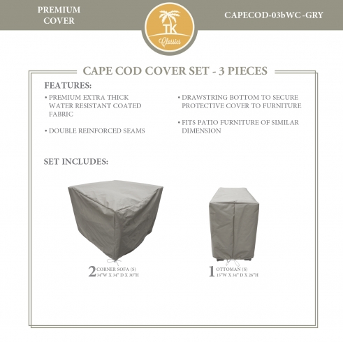 CAPECOD-03b Protective Cover Set - TK Classics