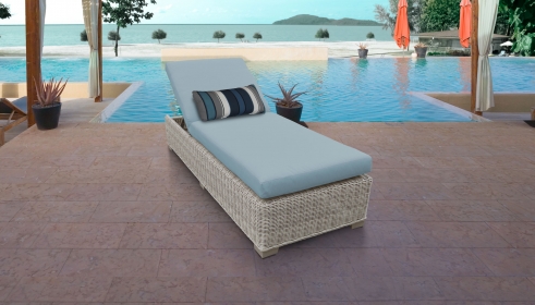 Coast Chaise Outdoor Wicker Patio Furniture - TK Classics