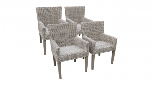 4 Coast Dining Chairs With Arms - TK Classics
