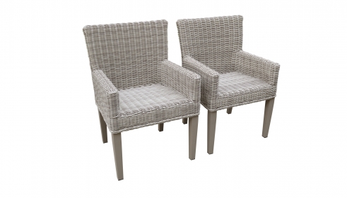 2 Coast Dining Chairs With Arms - TK Classics
