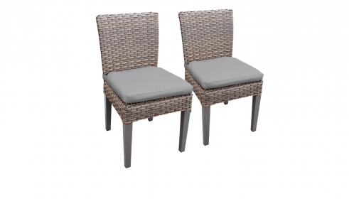 2 Florence Armless Dining Chairs - TK Classics