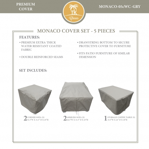 MONACO-05c Protective Cover Set - TK Classics