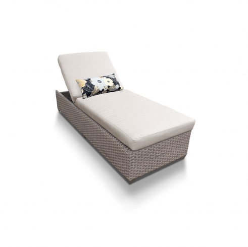 Oasis Chaise Outdoor Wicker Patio Furniture - TK Classics
