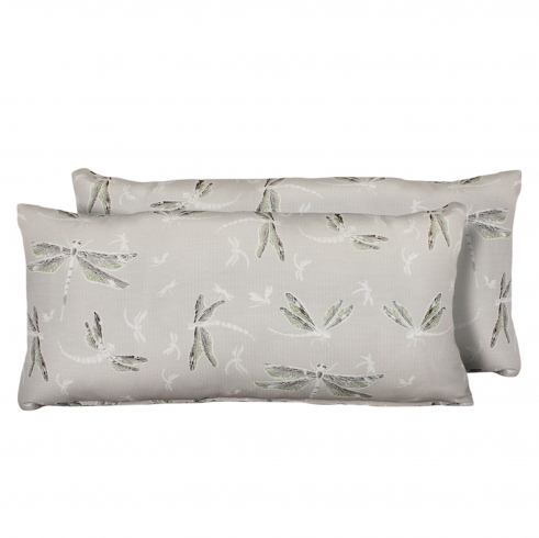 Dragonfly Outdoor Throw Pillows Rectangle Set of 2 - TK Classics