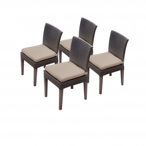 4 Napa Armless Dining Chairs - TK Classics