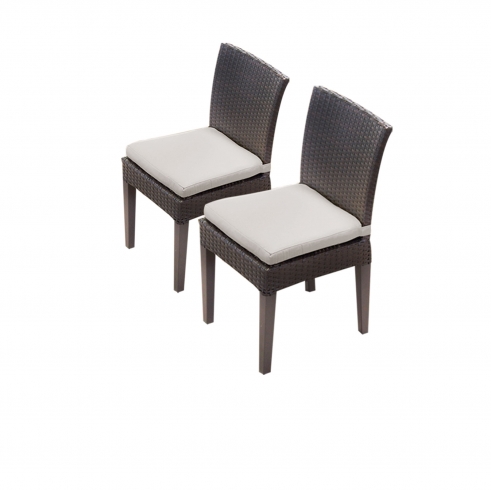 2 Napa Armless Dining Chairs - TK Classics
