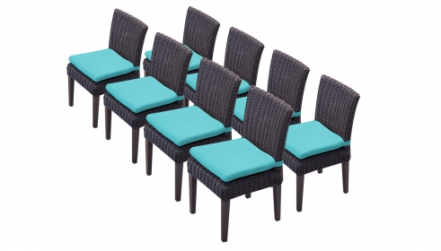 8 Venice Armless Dining Chairs - TK Classics