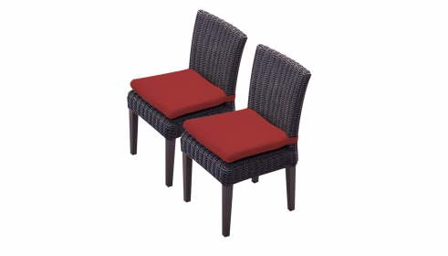 2 Venice Armless Dining Chairs - TK Classics