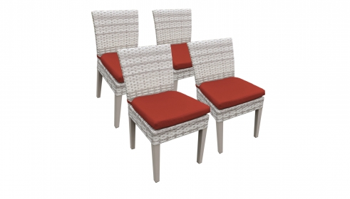 4 Fairmont Armless Dining Chairs - TK Classics