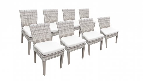 8 Fairmont Armless Dining Chairs - TK Classics