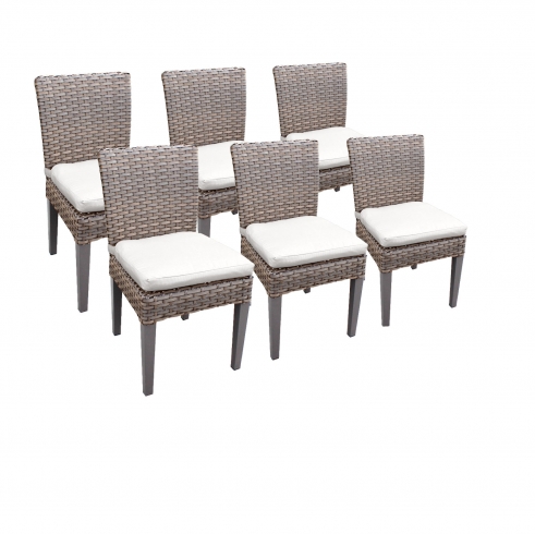 6 Oasis Armless Dining Chairs - TK Classics