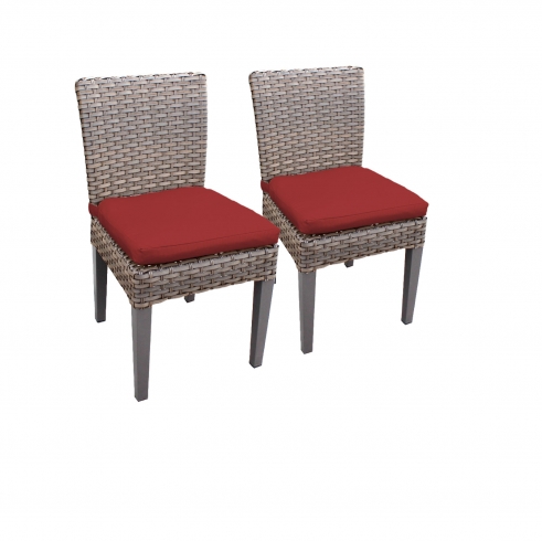 2 Oasis Armless Dining Chairs - TK Classics