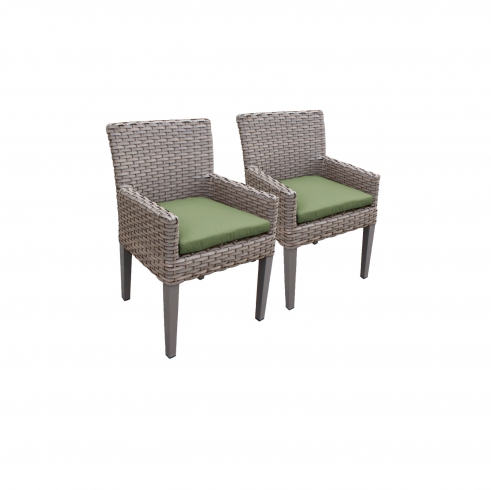 2 Oasis Dining Chairs With Arms - TK Classics