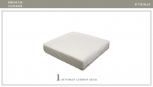 6 inch High Back Cushion for Ottoman - TK Classics