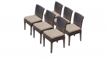 6 Belle Armless Dining Chairs - TK Classics