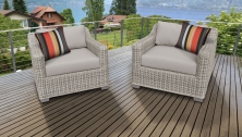 Coast 2 Piece Outdoor Wicker Patio Furniture Set 02b - TK Classics