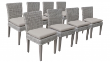 8 Coast Armless Dining Chairs - TK Classics