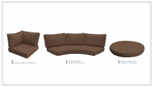 High Back Cushion Set for BARBADOS-04a - TK Classics