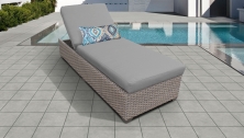 Florence Chaise Outdoor Wicker Patio Furniture - TK Classics