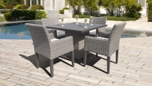 Florence Square Dining Table with 4 Chairs - TK Classics