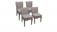4 Florence Armless Dining Chairs - TK Classics