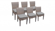 6 Florence Armless Dining Chairs - TK Classics