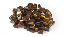 Copper 1/2 Reflective Fireglass Cubes - 10 lb bag - TK Classics