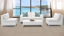Miami 5 Piece Outdoor Wicker Patio Furniture Set 05g - TK Classics