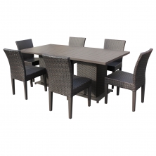 Napa Square Dining Table with 6 Chairs - TK Classics