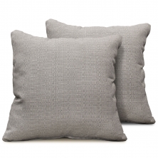 Ash Outdoor Throw Pillows Square Set of 2 - TK Classics