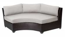Barbados Curved Armless Sofa