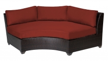 Barbados Curved Armless Sofa