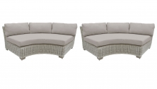 Coast Curved Armless Sofa 2 Per Box - TK Classics