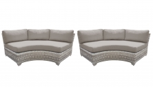 Fairmont Curved Armless Sofa 2 Per Box - TK Classics