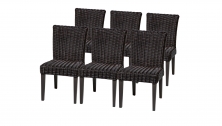 6 Venice Armless Dining Chairs - TK Classics